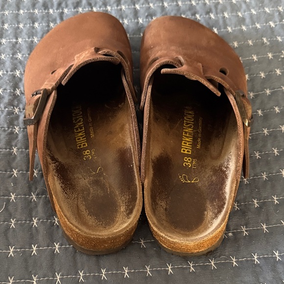 Birkenstock Boston 38 Brown Slip-On Clogs - Picture 2 of 8